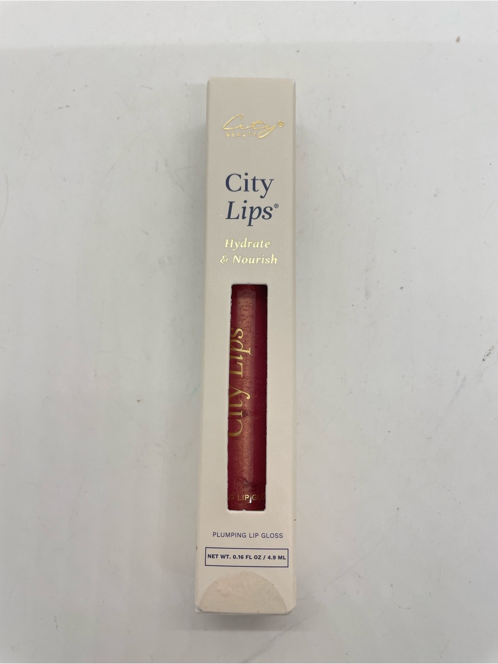 City Lips Plumping Lip Gloss Sun Diego NIB